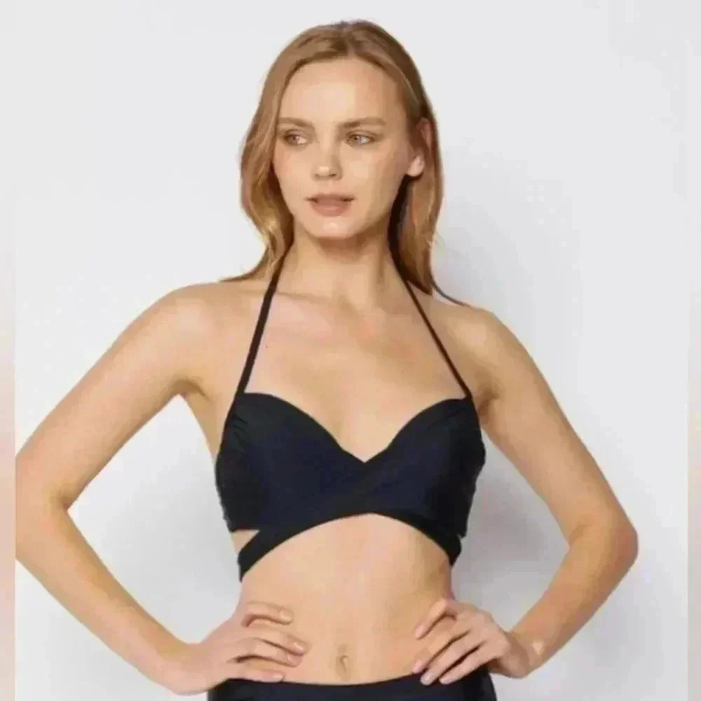 Marina west black bikini top - Picture 3 of 4